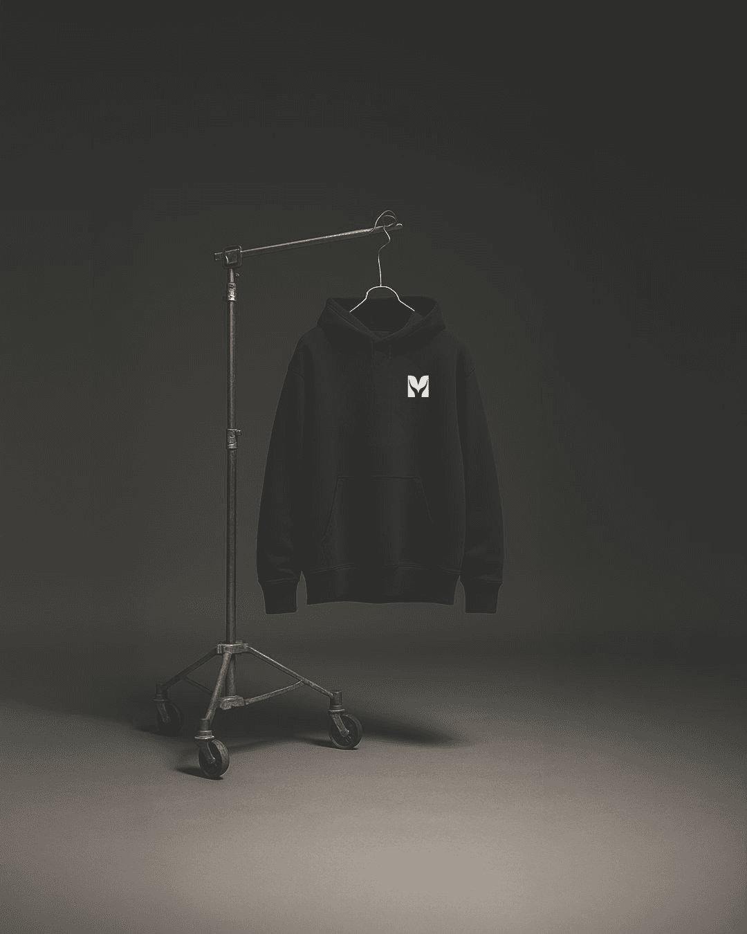 ART & BREATHING HOODIE - Front on display